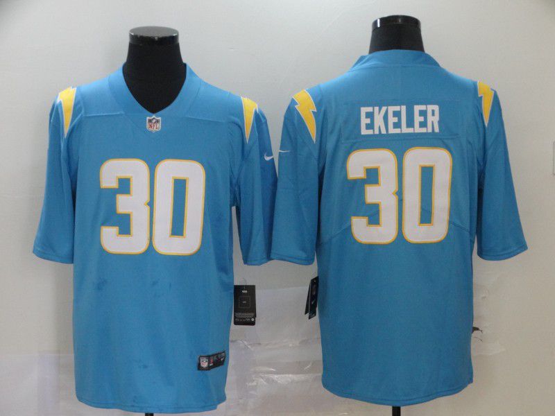 Men Los Angeles Chargers #30 Ekeler Light Blue Nike Vapor Untouchable Stitched Limited NFL Jerseys